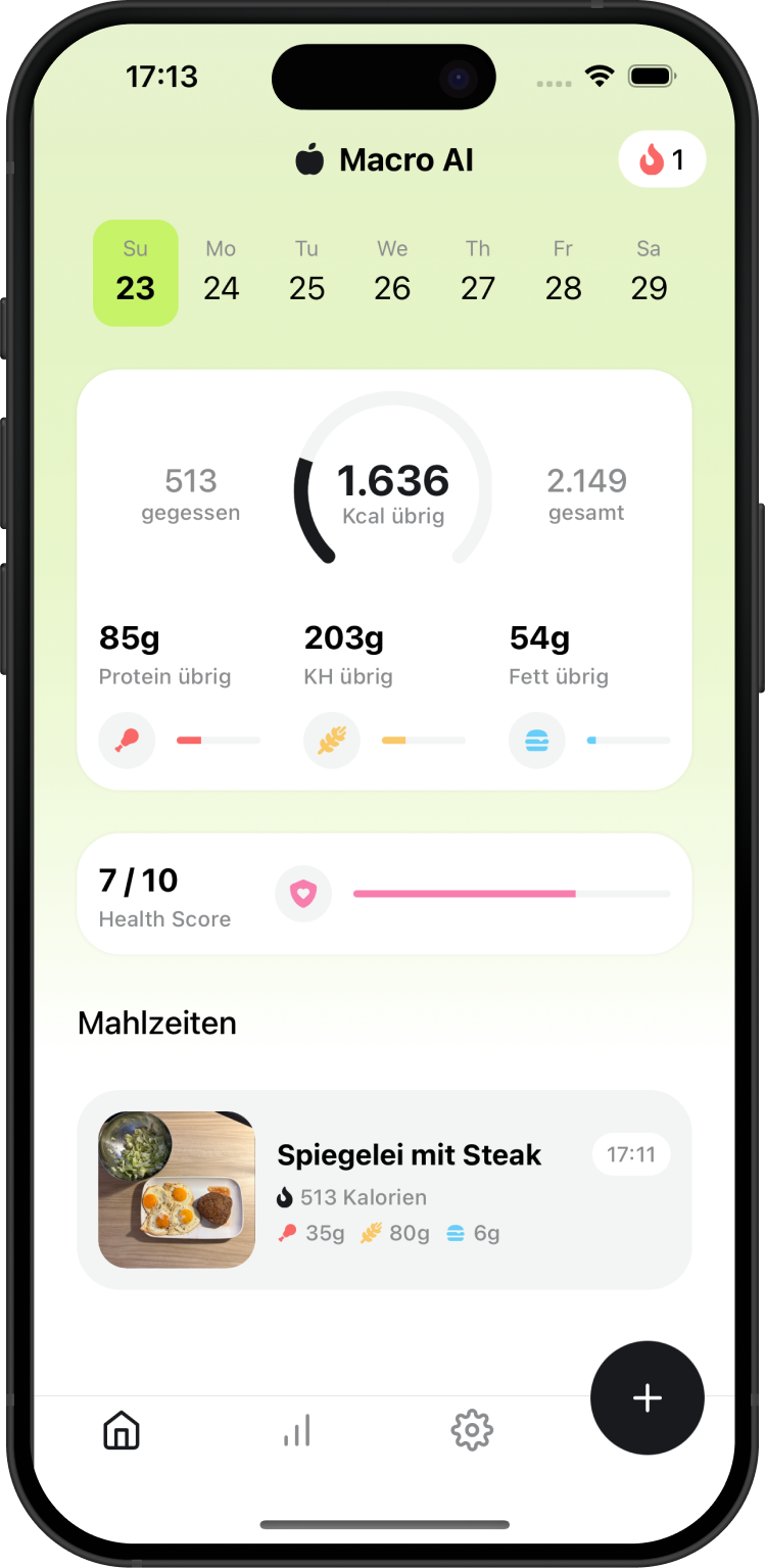 Macro AI - Home Screen